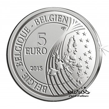 Pièce de 5€ Belgique 2015 -...