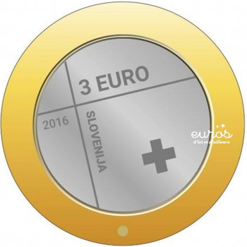 3 euros Slovénie 2016 -...