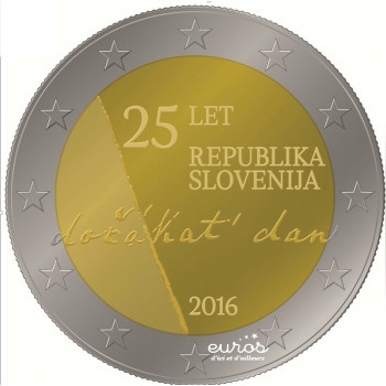 2 euros Slovénie 2016 -...