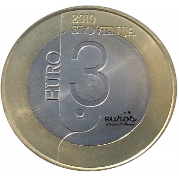 3 euros SLOVENIE 2010 -...