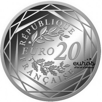 20 euros FRANCE 2017 - Marianne - Argent 900‰ - UNC