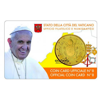 Coincard 0,50€ Vatican 2017...