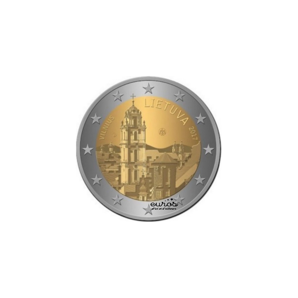 2 euros commémorative LITUANIE 2017 - Vilnius, Capitale de la Culture