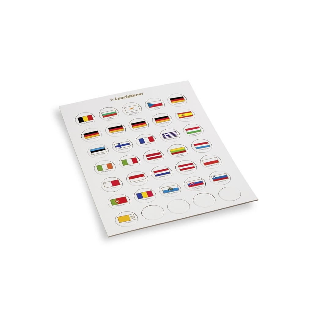 Chips drapeaux EURO - LEUCHTTURM - 333463
