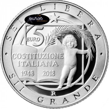 5 euros ITALIE 2018 - 70...