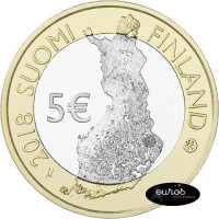 5 euros commémorative FINLANDE 2018 - Koli, Karelie du Nord - Paysages Nationaux Finlandais - 2 euros FINLANDE 2018 KOLI