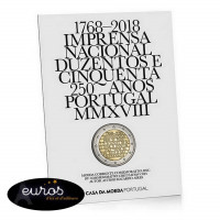2 euros commémorative Brillant Universel PORTUGAL 2018 - Imprimerie nationale portugaise