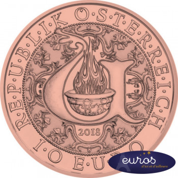 10 euros AUTRICHE 2018 -...