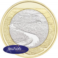 5 euros commémorative FINLANDE 2018 - La Rivière Oulankajoki - Belle Epreuve 7/9