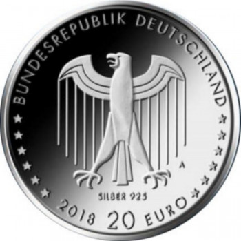 20 euros ALLEMAGNE 2018 -...