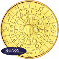 Revers de la pièce de 5 euros commémorative SAINT MARIN 2018 - Horoscope - Le Taureau - 2/12