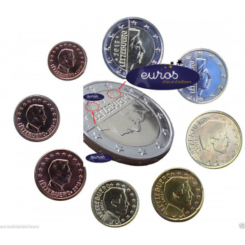 Série 1 cent à 2 euros Luxembourg 2019 - UNC