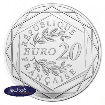 20 euros FRANCE 2019 - Marianne - Argent 900‰