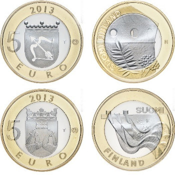 5 euros Finlande 2013...