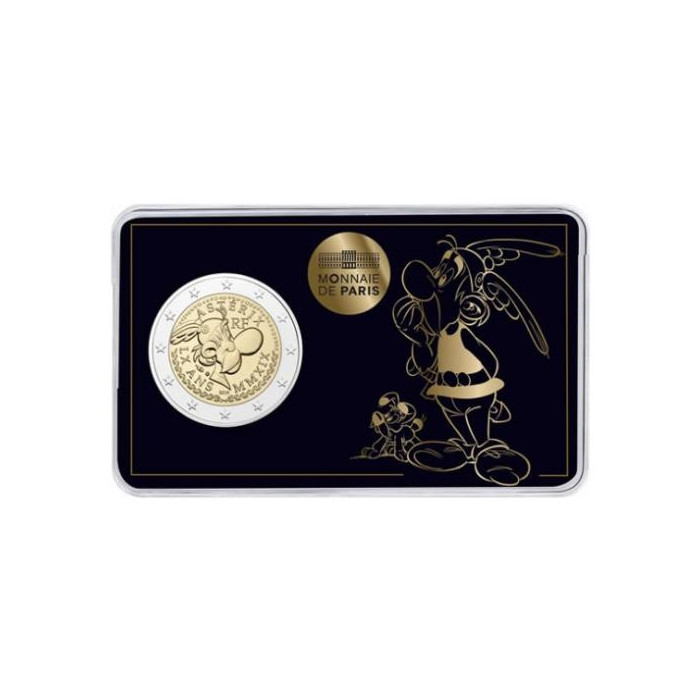 Coincard 2 euros commémorative FRANCE 2019 - Astérix et Idéfix - Brillant Universel