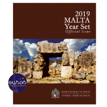 Set BU MALTE 2019 incluant la 2€ Ta'Hagrat - Mintmark " F "