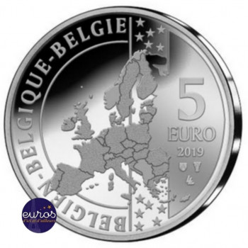 5 euros BELGIQUE 2019 - 50...