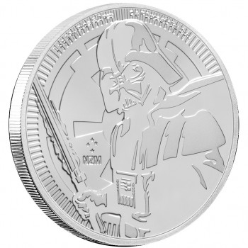 NIUE 2019 - 2$ NZD DARK VADOR™ - 1oz argent - Star Wars™ - Bullion Coin