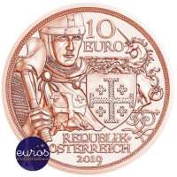 10 euros commémorative AUTRICHE 2019 - Chevalier : Aventure - Cuivre