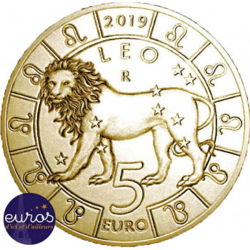 5 euros commémorative SAINT MARIN 2019 - Horoscope -  Lion - 5/12