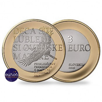 3 euros SLOVÉNIE 2019 - 100...