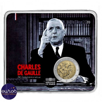 2 euros commémorative FRANCE 2020 - Charles de Gaulle - Brillant Universel