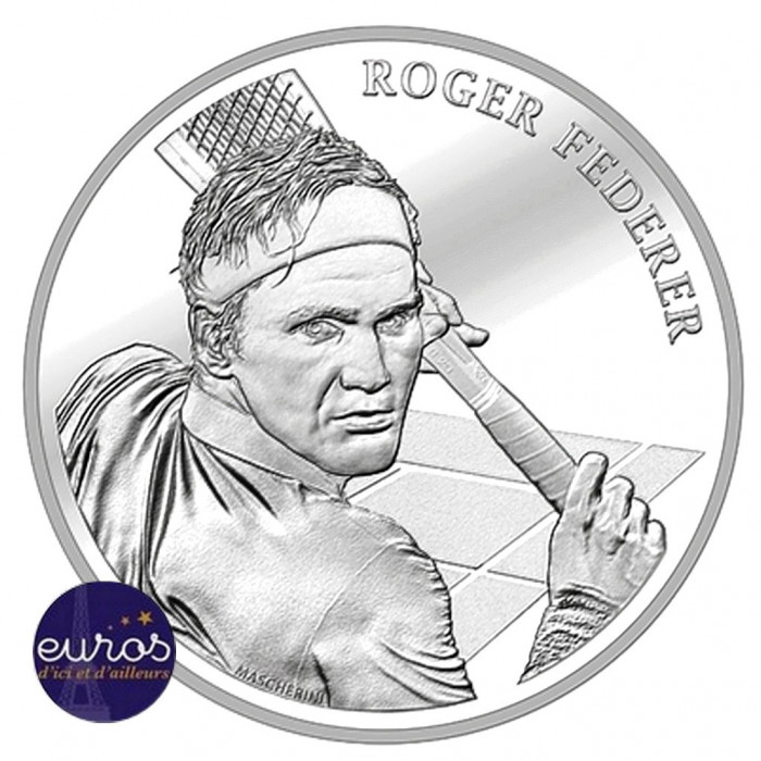 Avers de la pièce de SUISSE 2020 - 20 francs CHF - Roger Federer - argent 835‰