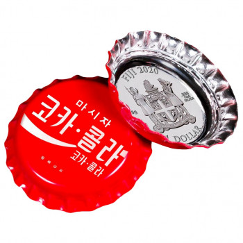 ILES FIDJI 2020 - 1$ - Coca-Cola® - Corée (Korea) - Argent (3)