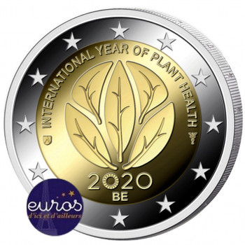 2 euros commémorative BELGIQUE 2020 - Année Internationale de la Santé des Végétaux - BU