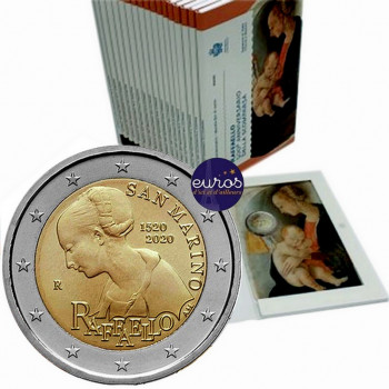 2 euros commémorative SAINT MARIN 2020 - 500ème anniversaire de la disparition de Raffaello - BU