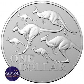 AUSTRALIE 2020 - 1$ AUD - Kangourou Rouge - 1oz (once) argent - Bullion
