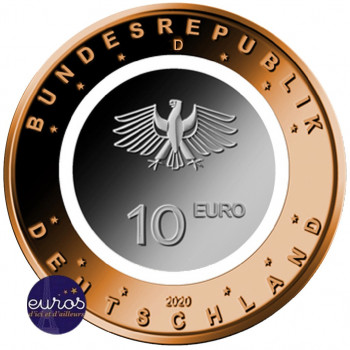 10 euros ALLEMAGNE 2020 -...