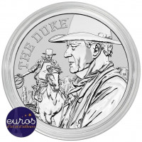 TUVALU 2020 - 1$ TVD - John Wayne™ - 1 oz argent 999‰ - Bullion Coin sous capsule