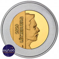 5 euros commémorative LUXEMBOURG 2020 - Bistorte (Bistorta officinalis) - Argent et Or Nordique