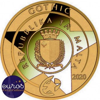 50 euros commémorative MALTE 2020 - L'Isle Adam Graduals - Or 916‰
