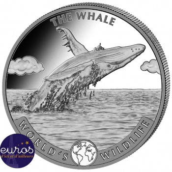 CONGO 2020 - La Baleine - World´s Wildlife - 1oz argent (2)