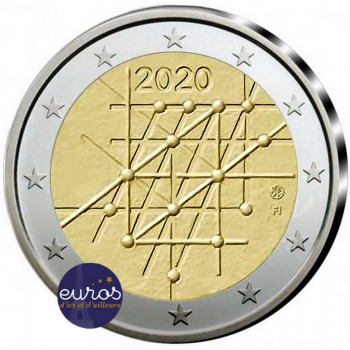 Rouleau 25 x 2 euros commémoratives FINLANDE 2020 - 100ème anniversaire de l'Université de Turku - UNC