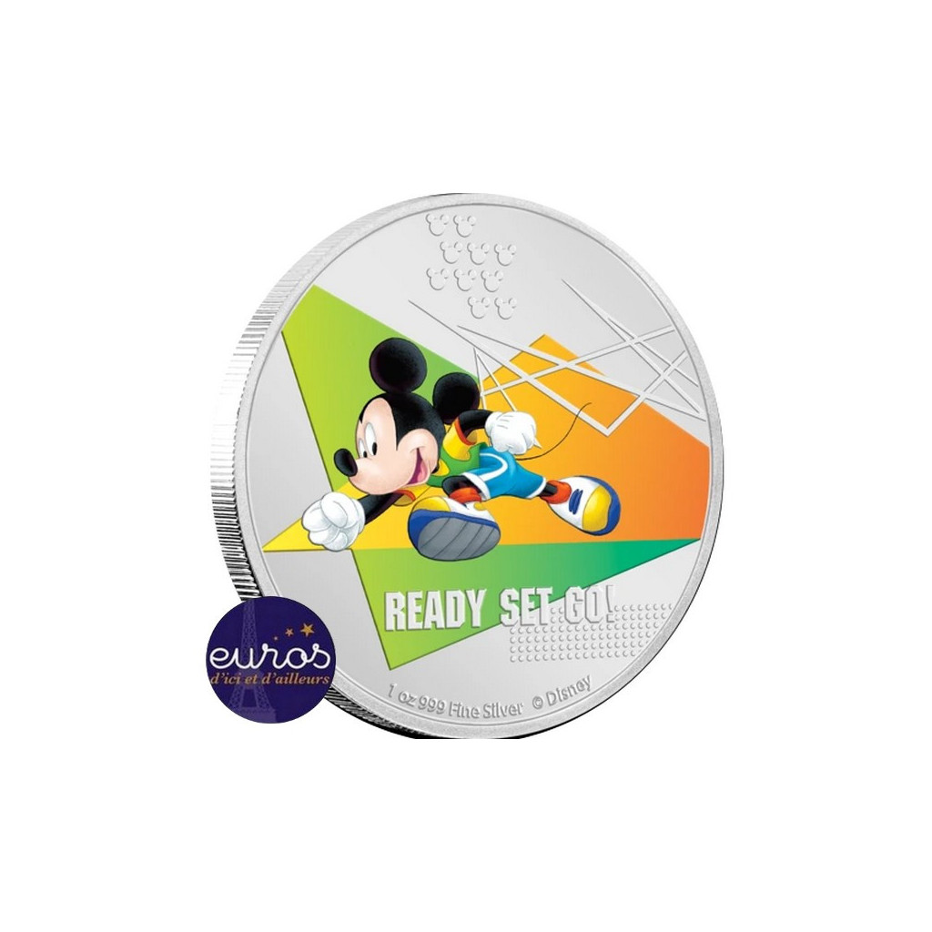 NIUE 2020 - 2$ NZD MICKEY MOUSE™ - Prêt à Partir - Disney™ 1