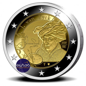 2 euros commémorative BELGIQUE 2020 - Année Jan Van Eyck - BU