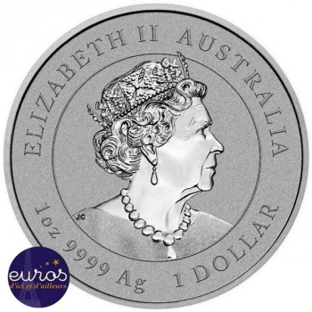 AUSTRALIE 2021 - 1$ AUD - L'Année du Boeuf - 1oz argent - Bullion