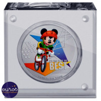 NIUE 2020 - 2$ NZD MICKEY MOUSE™ - It’s Time to Be the Best, Cycling - Disney™