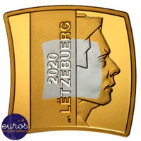 Avers de la pièce 2,5 euros commémorative LUXEMBOURG 2020 Dubaï 2 500 exemplaires