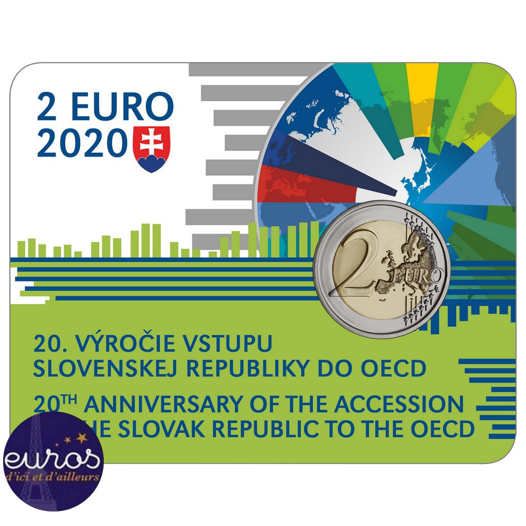 Coincard 2 euros SLOVAQUIE 2020 - Entrée dans l'OCDE - BU