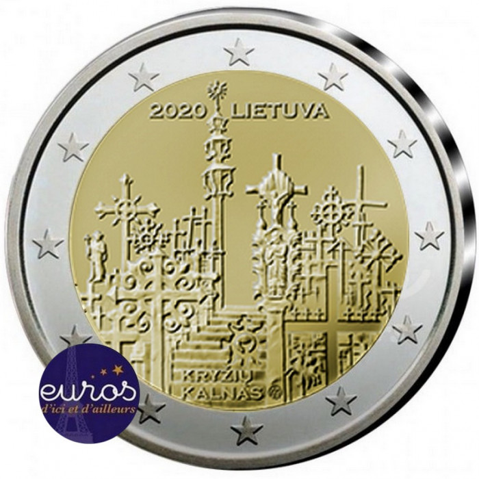 2 euros commémorative LITUANIE 2020 - La Colline des Croix - UNC