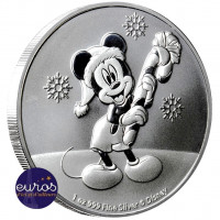 NIUE 2020 - 2$ NZD Mickey Mouse™ Nöel - 1oz argent - Disney™
