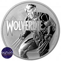 TUVALU 2021 - 1$ TVD - Wolverine™ - Marvel™ (9) - 1 oz argent 999‰ - Bullion Coin