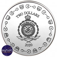 NIUE 2020 - 2$ NZD PAC-MAN™ - 1oz argent - Bullion Coin