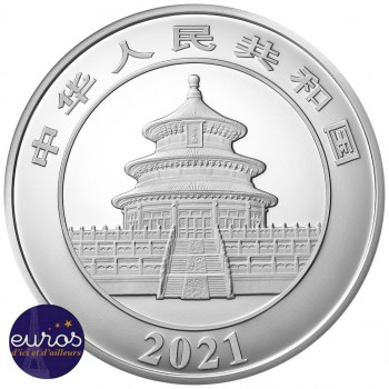 CHINE 2021 - 50 yuan - Panda - Argent 150 grammes - Belle Epreuve