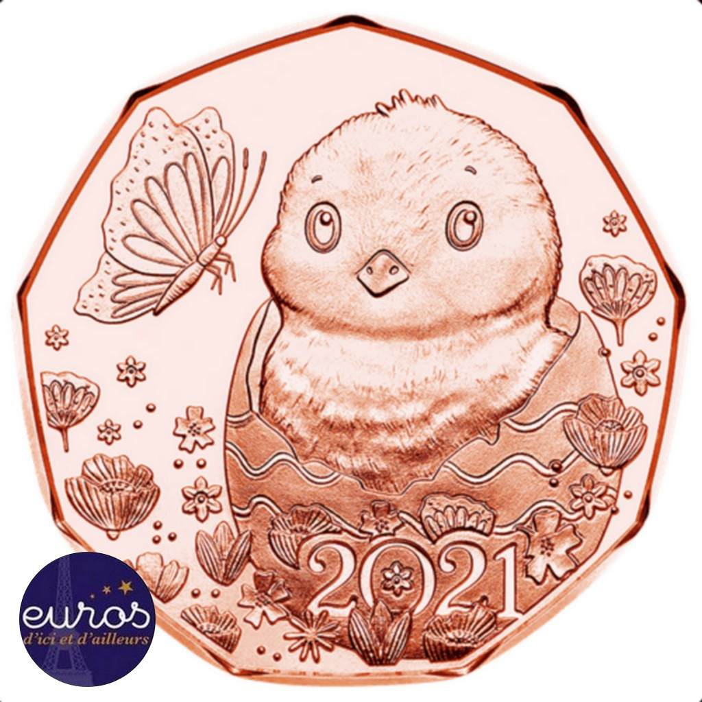 5 euros AUTRICHE 2021 - Pâques, Un Petit Miracle - Cuivre