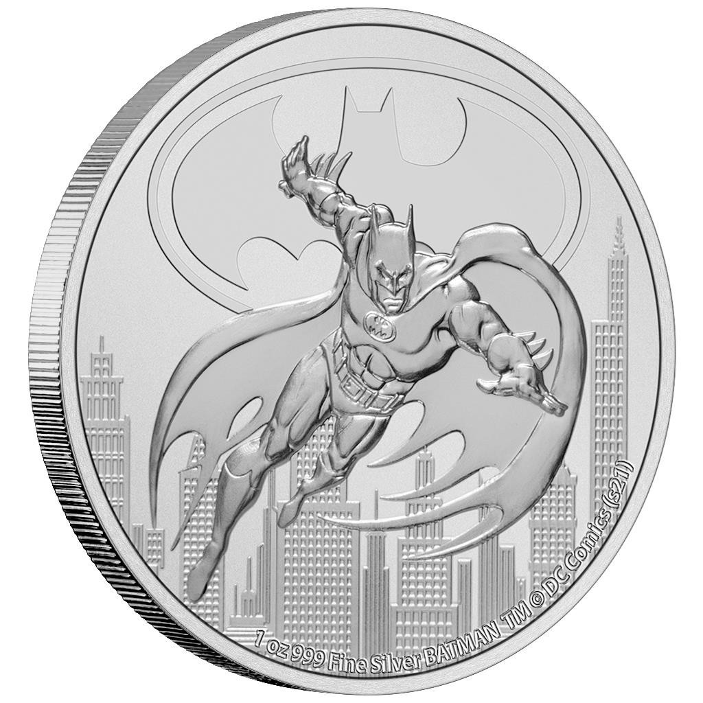 NIUE 2021 - 2$ NZD BATMAN™ - 1oz argent - Bullion Coin